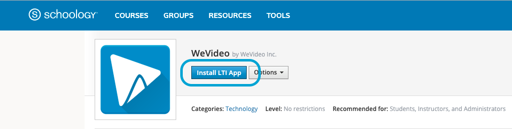 How Do I Integrate Schoology Wevideo